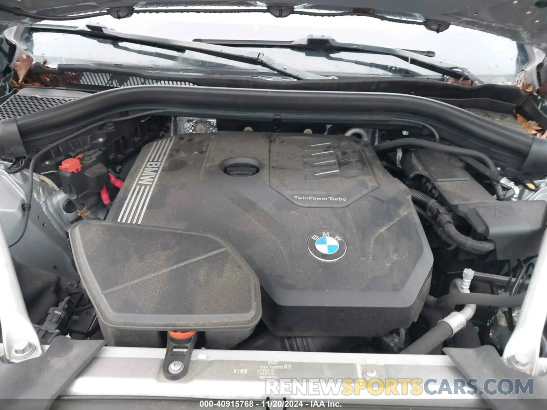 10 fotografías del automóvil dañado 5UXTY5C02L9D08948 BMW X3 2020