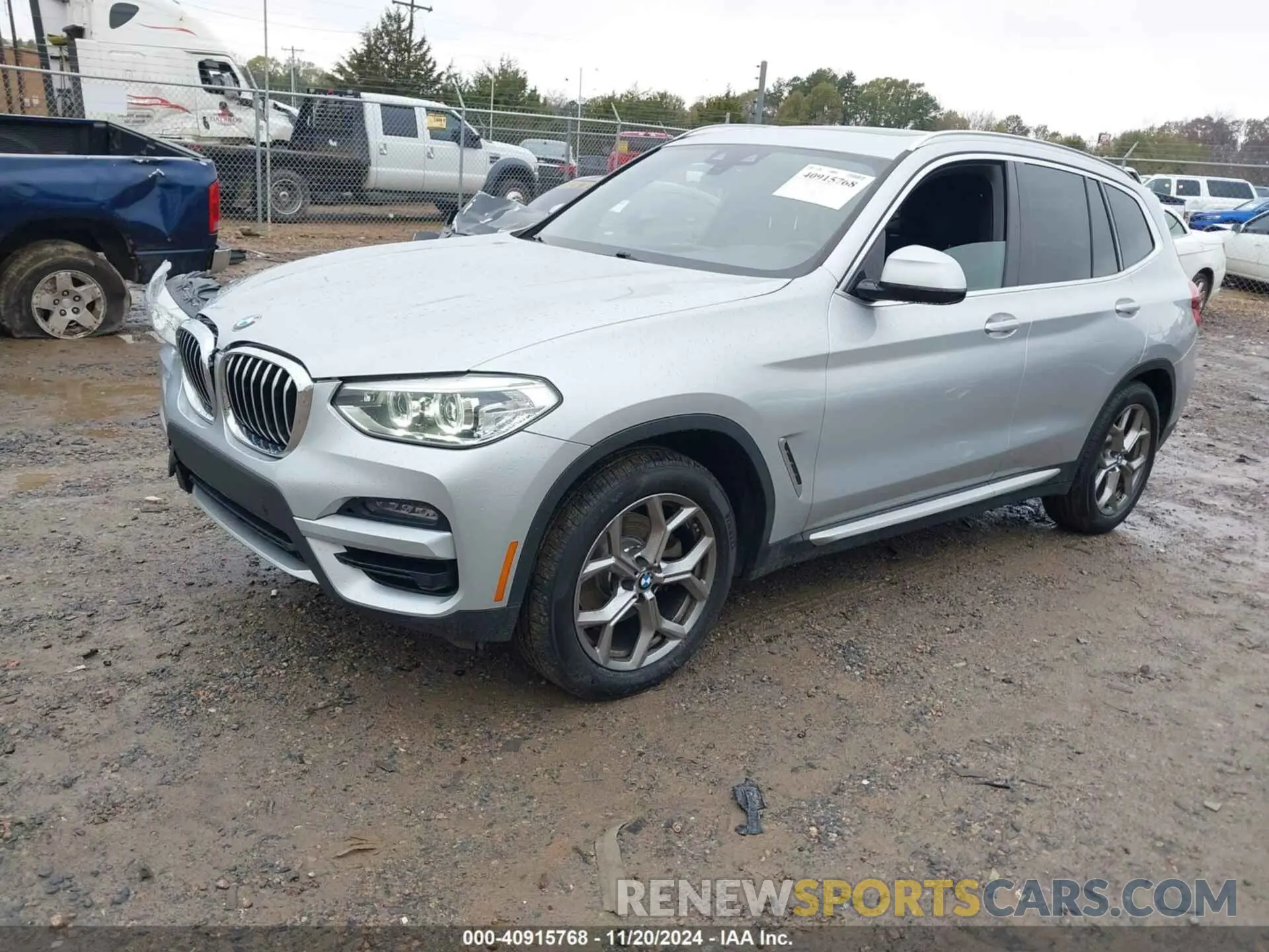 2 fotografías del automóvil dañado 5UXTY5C02L9D08948 BMW X3 2020