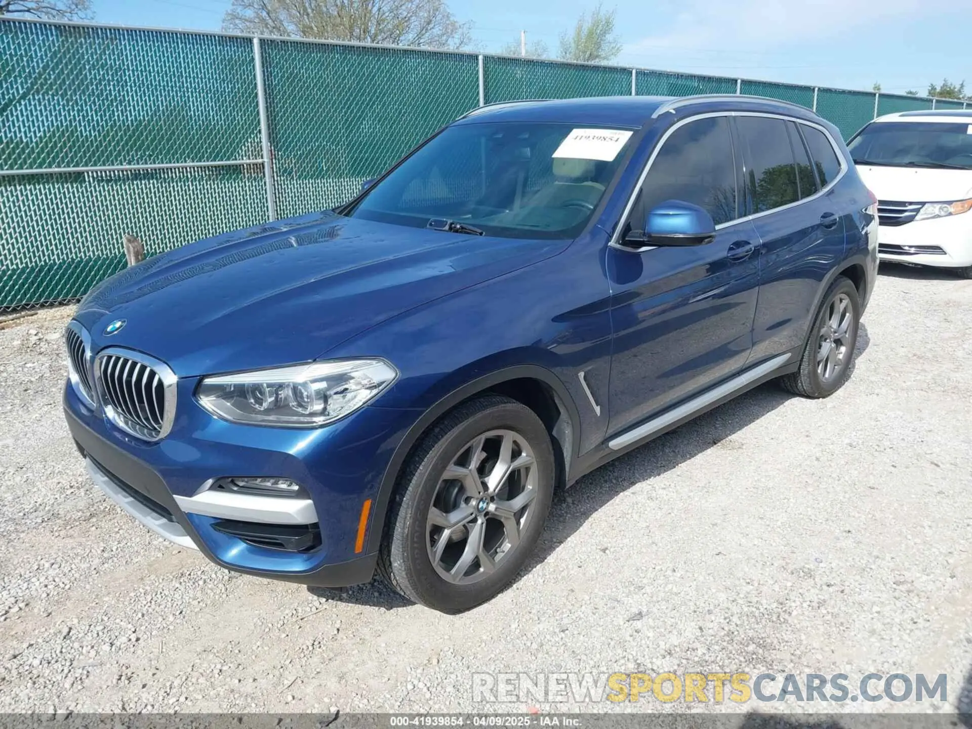 2 fotografías del automóvil dañado 5UXTY5C02L9D58605 BMW X3 2020