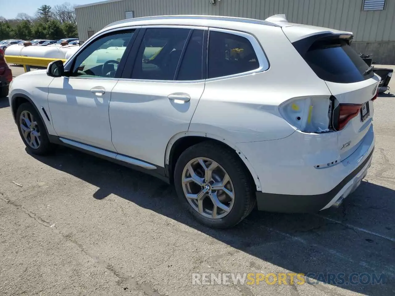 2 fotografías del automóvil dañado 5UXTY5C03LLT35172 BMW X3 2020
