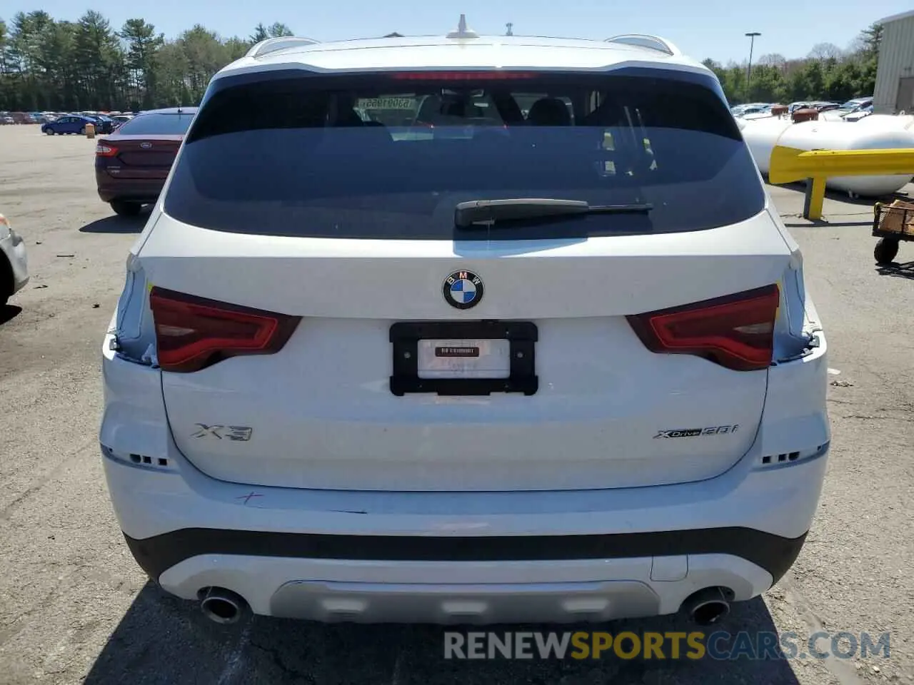 6 fotografías del automóvil dañado 5UXTY5C03LLT35172 BMW X3 2020