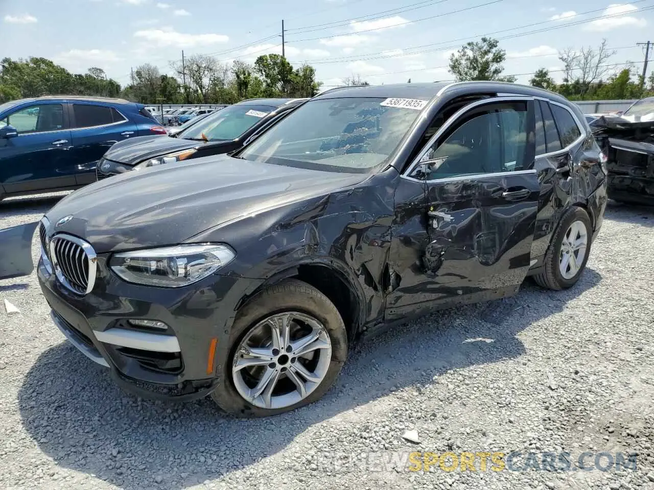 1 fotografías del automóvil dañado 5UXTY5C03LLT37004 BMW X3 2020