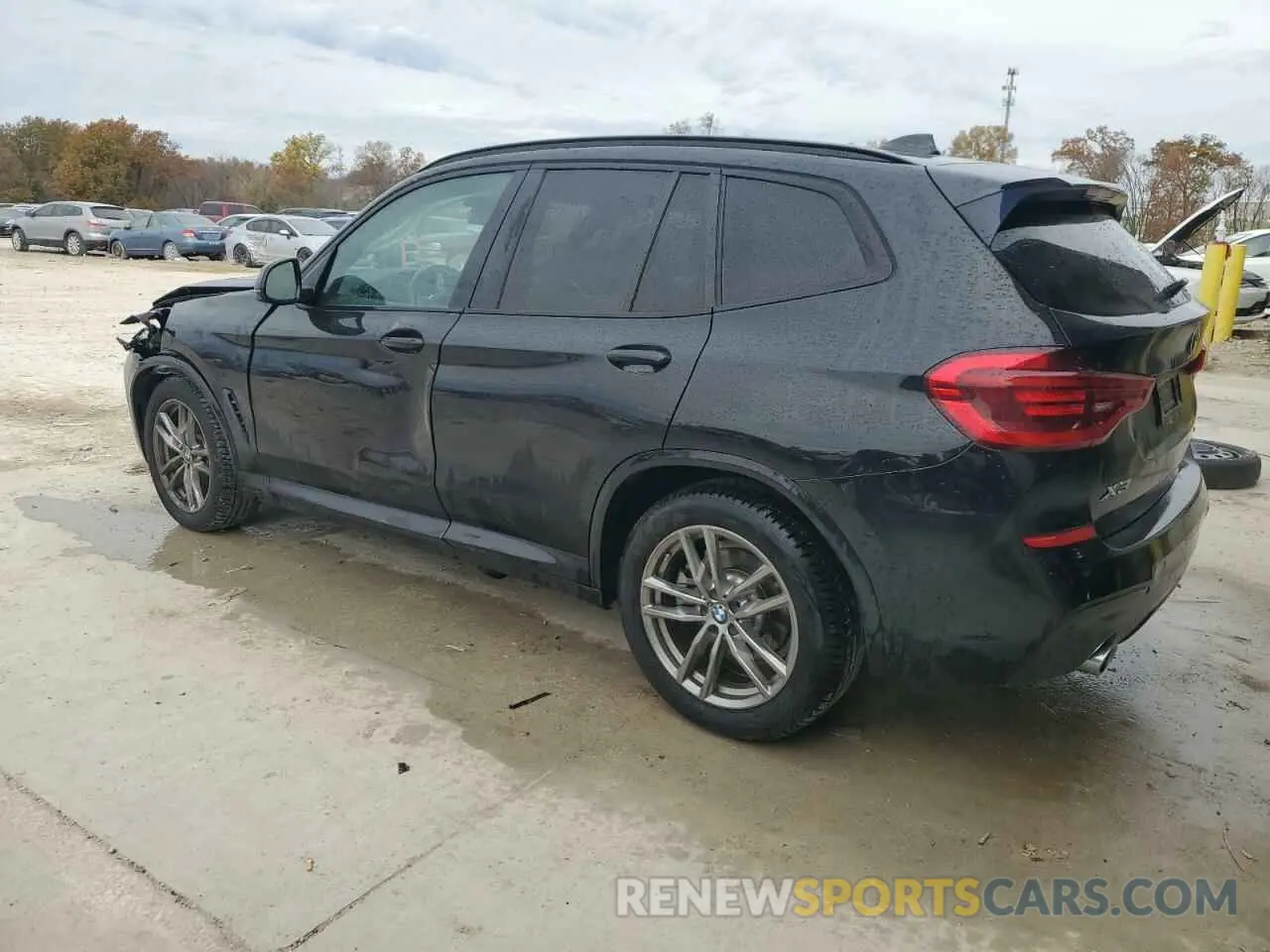 2 fotografías del automóvil dañado 5UXTY5C04L9C01920 BMW X3 2020