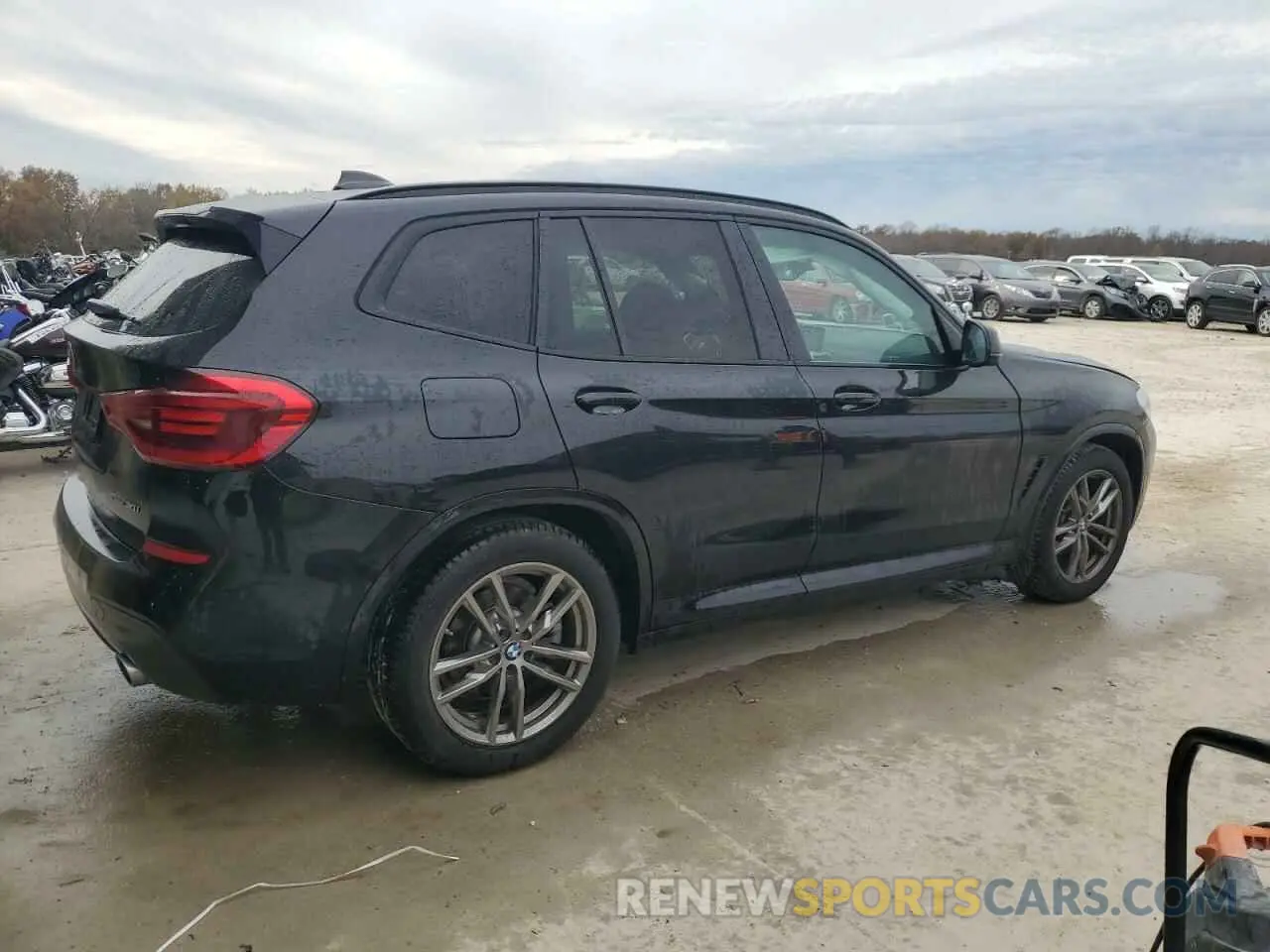 3 fotografías del automóvil dañado 5UXTY5C04L9C01920 BMW X3 2020