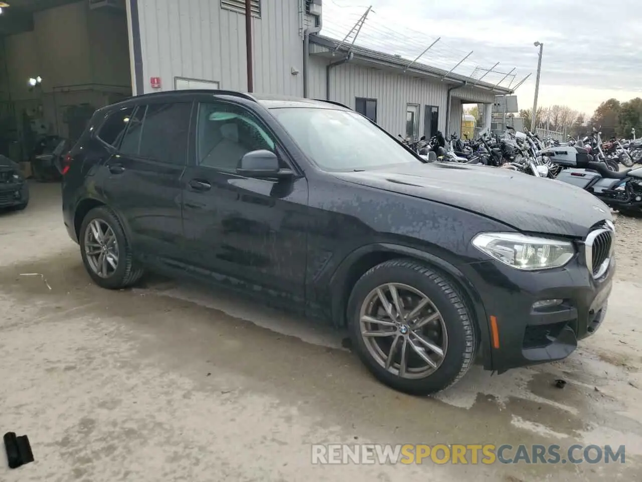 4 fotografías del automóvil dañado 5UXTY5C04L9C01920 BMW X3 2020