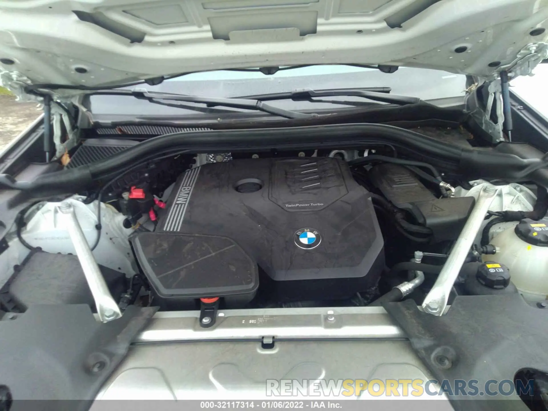 10 fotografías del automóvil dañado 5UXTY5C04L9C44203 BMW X3 2020