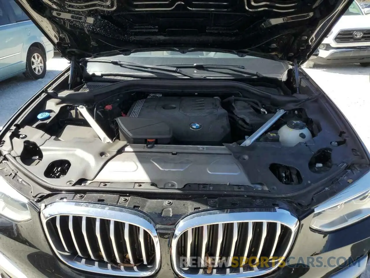 12 fotografías del automóvil dañado 5UXTY5C04L9C64760 BMW X3 2020