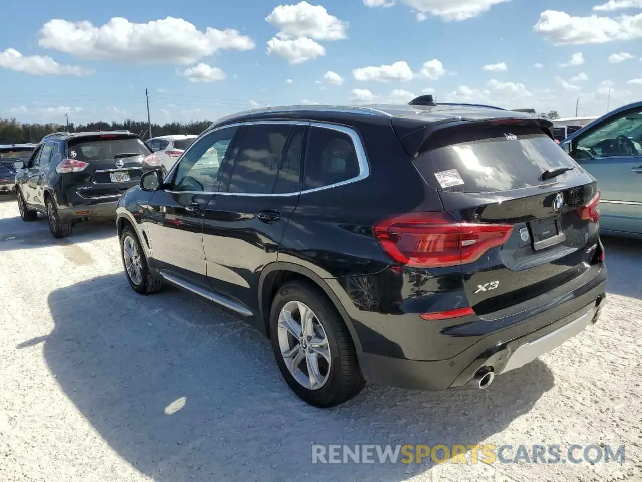 2 fotografías del automóvil dañado 5UXTY5C04L9C64760 BMW X3 2020