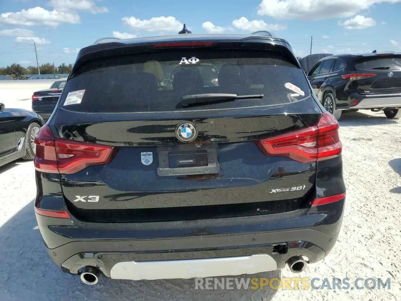 6 fotografías del automóvil dañado 5UXTY5C04L9C64760 BMW X3 2020
