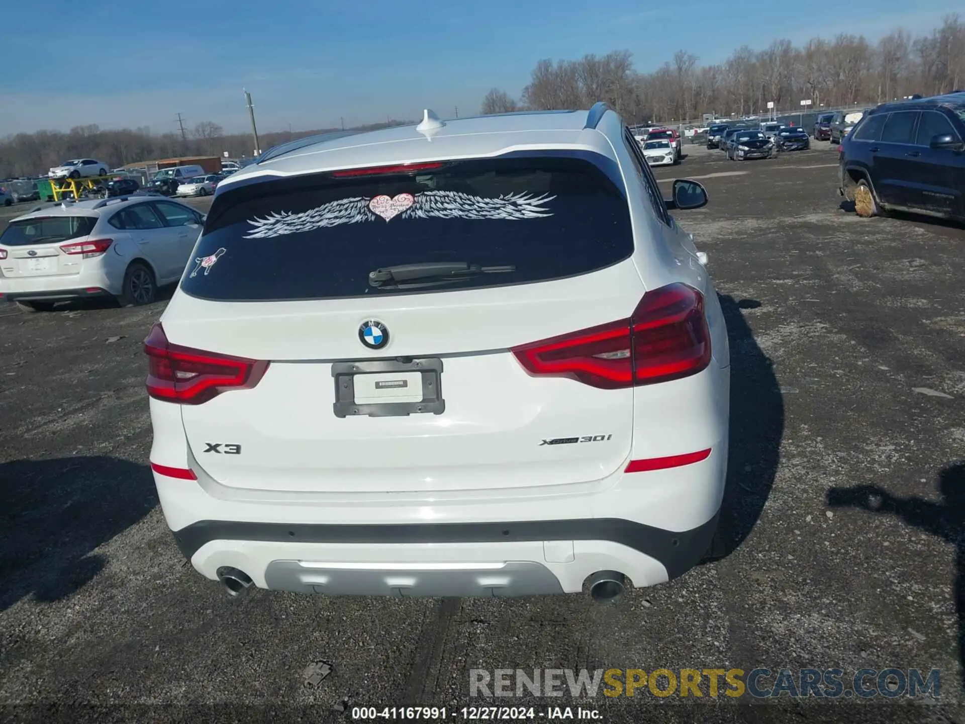 16 fotografías del automóvil dañado 5UXTY5C04L9C98701 BMW X3 2020