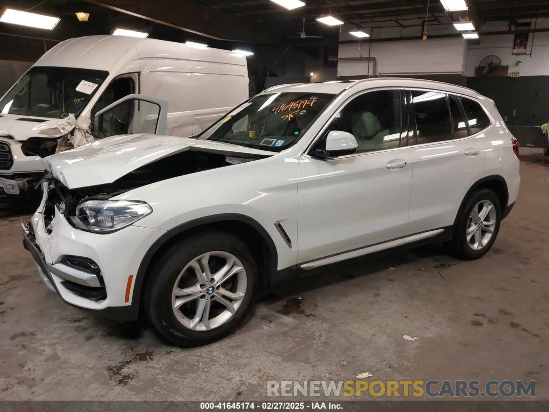 2 fotografías del automóvil dañado 5UXTY5C04L9D07798 BMW X3 2020