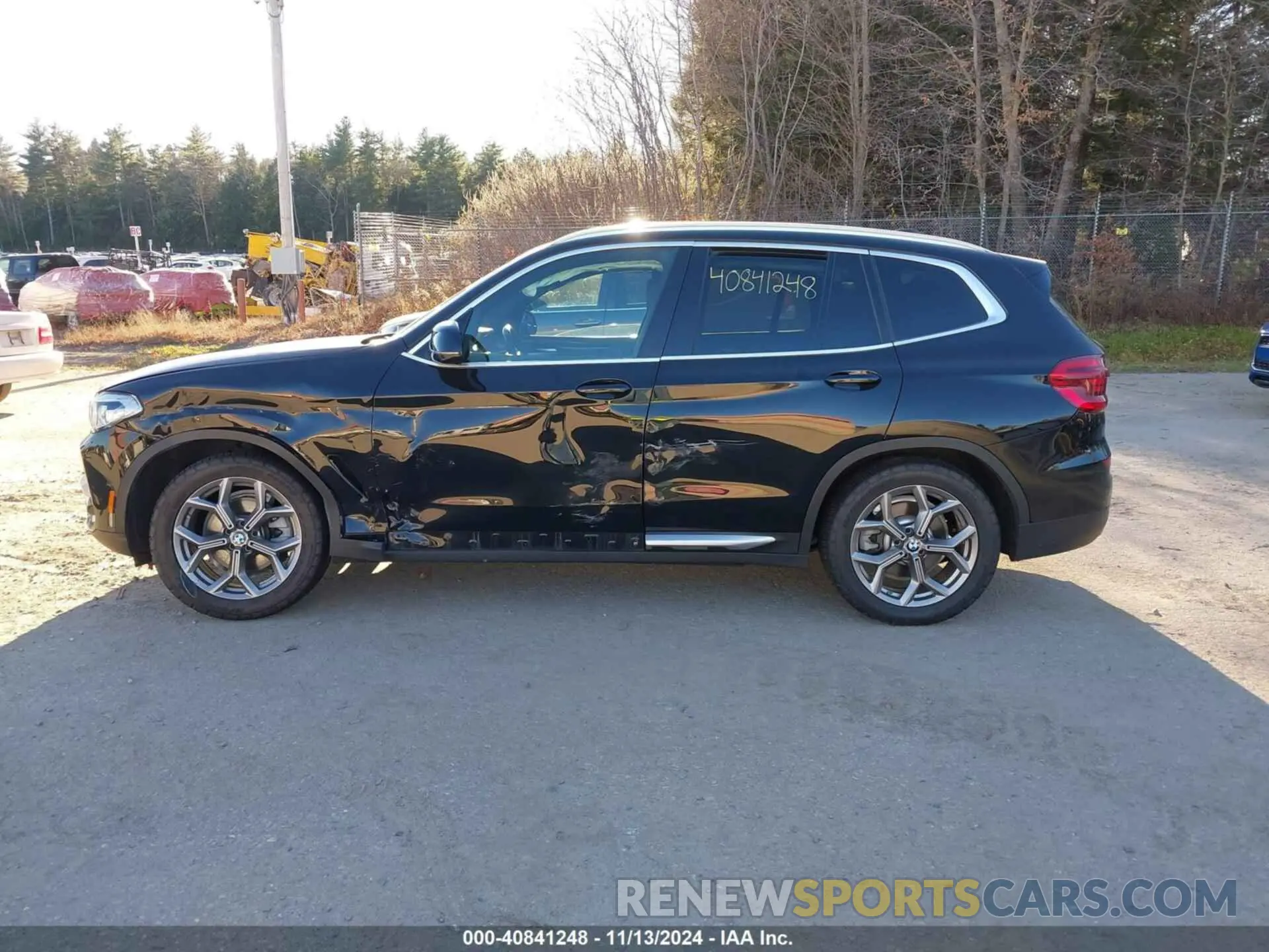 14 fotografías del automóvil dañado 5UXTY5C04LLT32264 BMW X3 2020