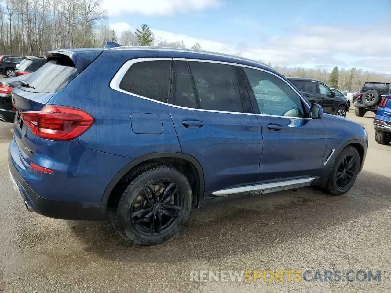 3 fotografías del automóvil dañado 5UXTY5C04LLT36945 BMW X3 2020