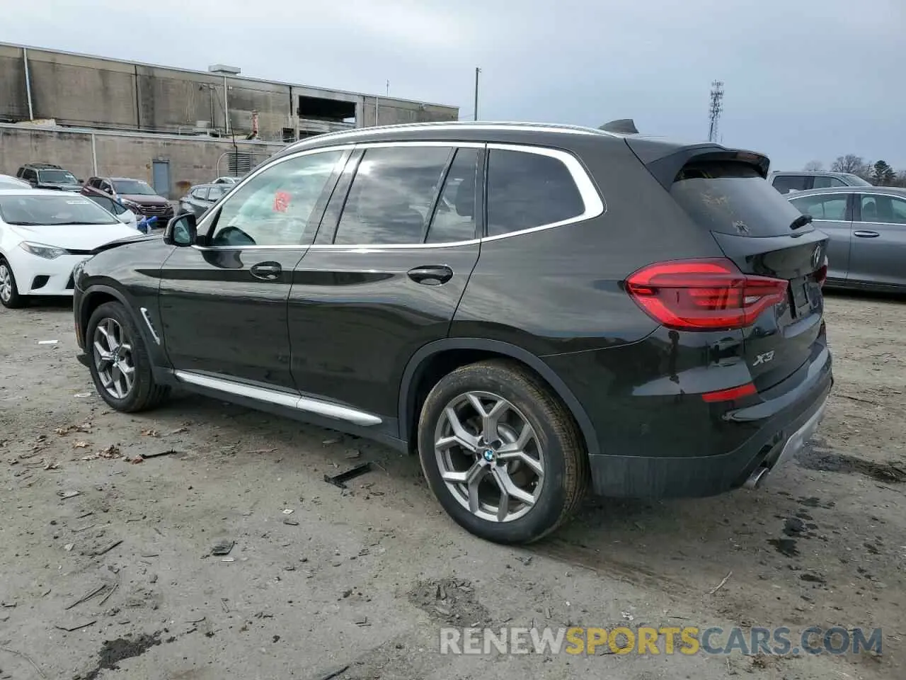 2 fotografías del automóvil dañado 5UXTY5C05L9C92891 BMW X3 2020