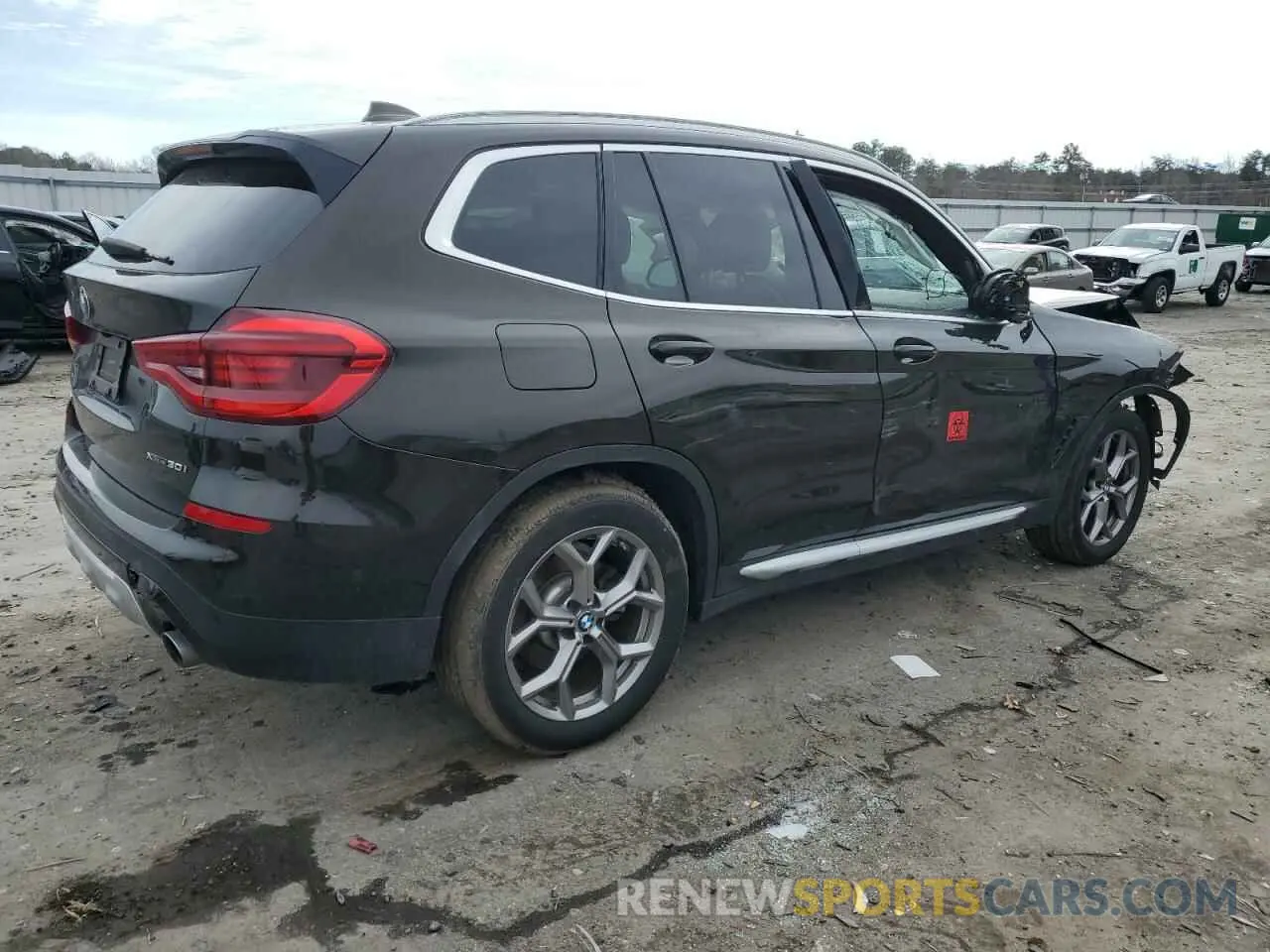 3 fotografías del automóvil dañado 5UXTY5C05L9C92891 BMW X3 2020