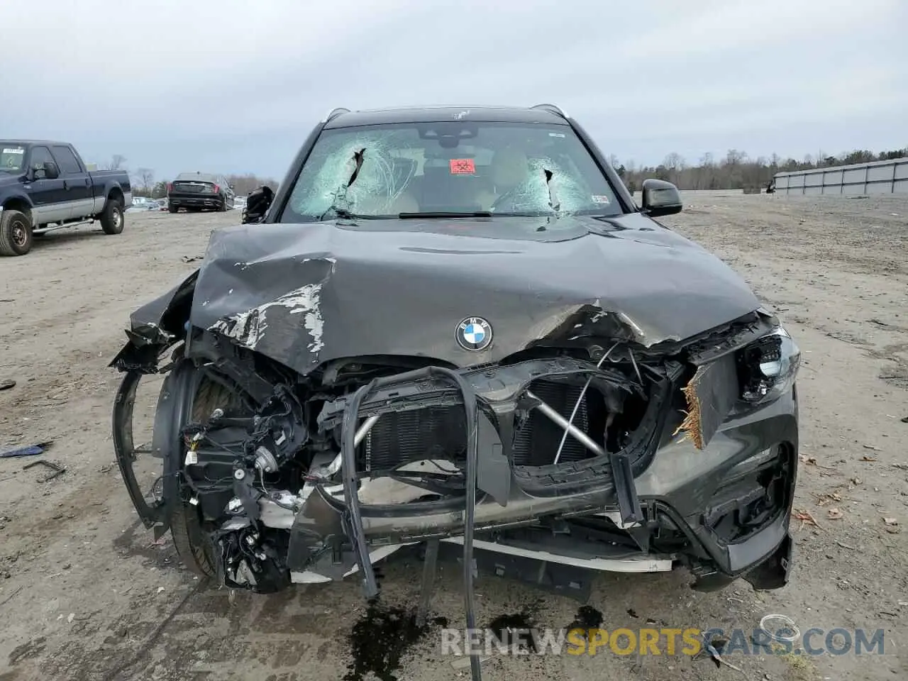 5 fotografías del automóvil dañado 5UXTY5C05L9C92891 BMW X3 2020