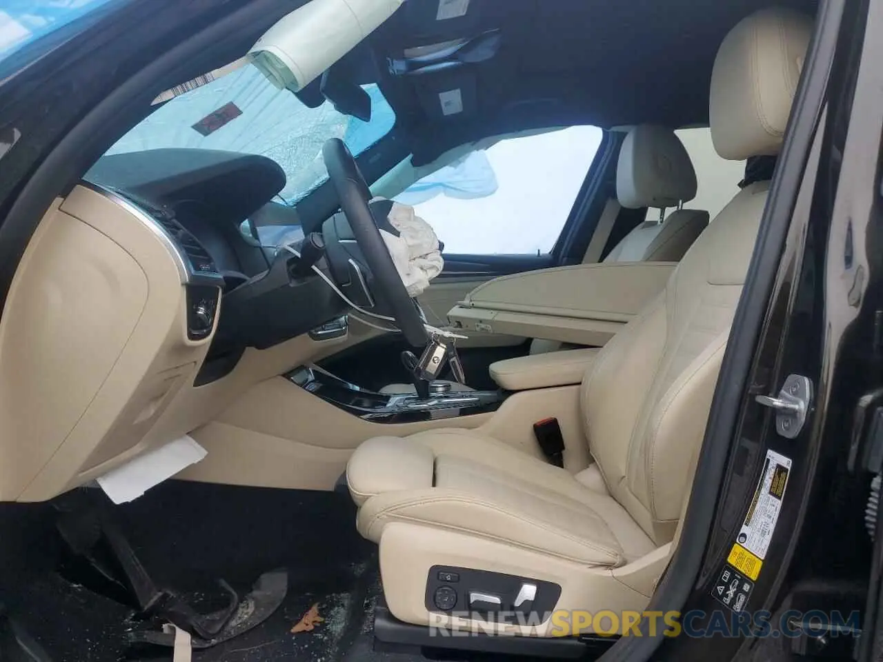 7 fotografías del automóvil dañado 5UXTY5C05L9C92891 BMW X3 2020