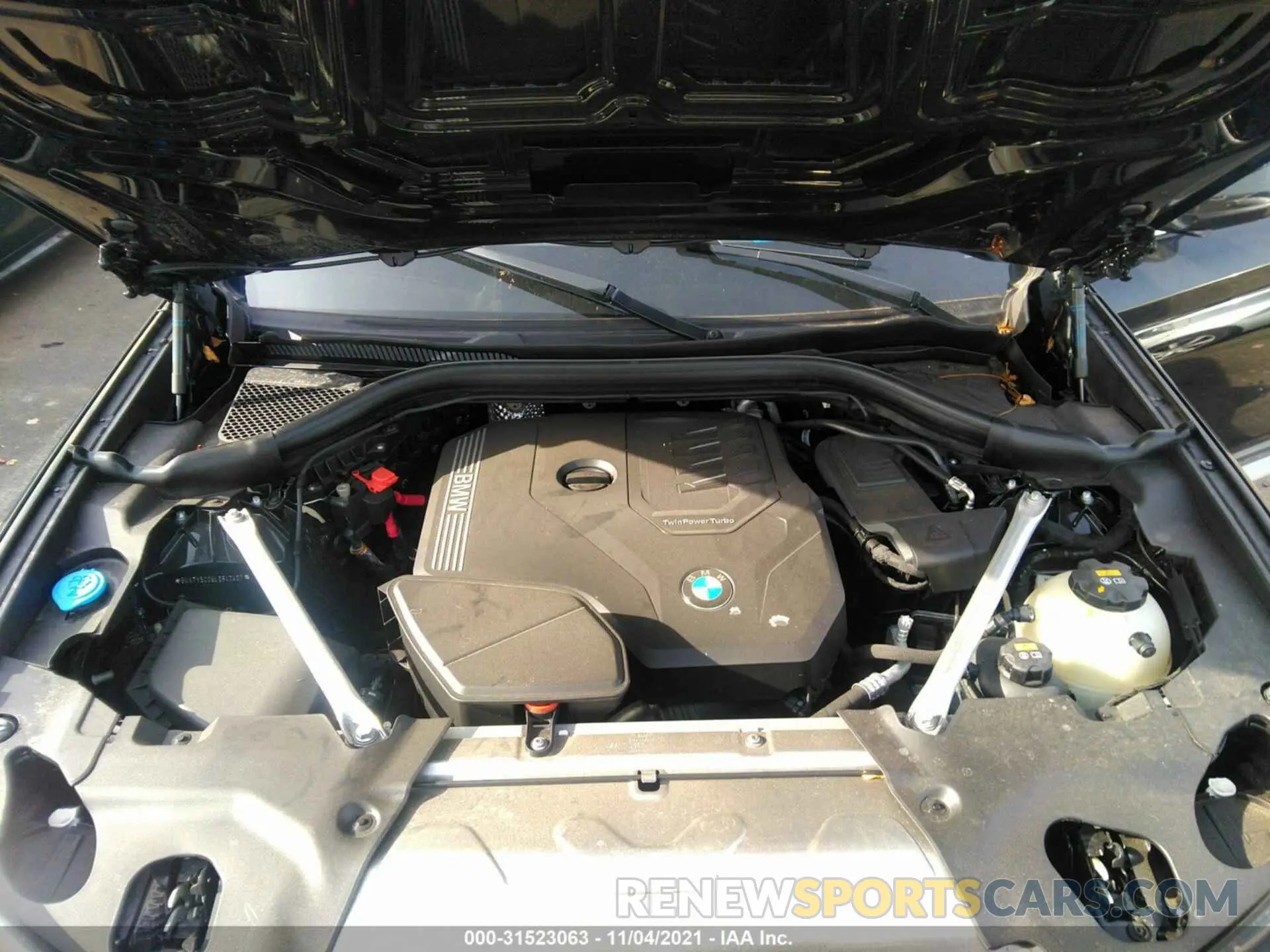 10 fotografías del automóvil dañado 5UXTY5C06L9B47407 BMW X3 2020