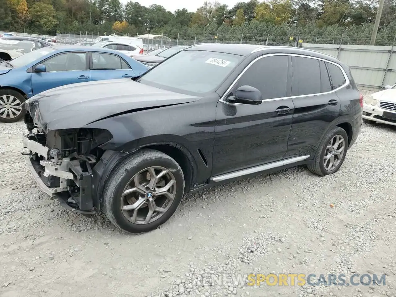 1 fotografías del automóvil dañado 5UXTY5C07L9C41991 BMW X3 2020