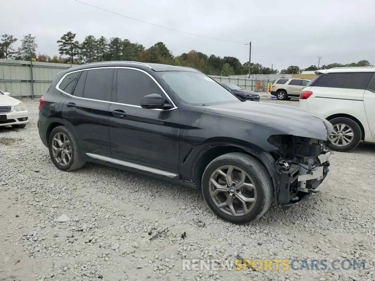 4 fotografías del automóvil dañado 5UXTY5C07L9C41991 BMW X3 2020