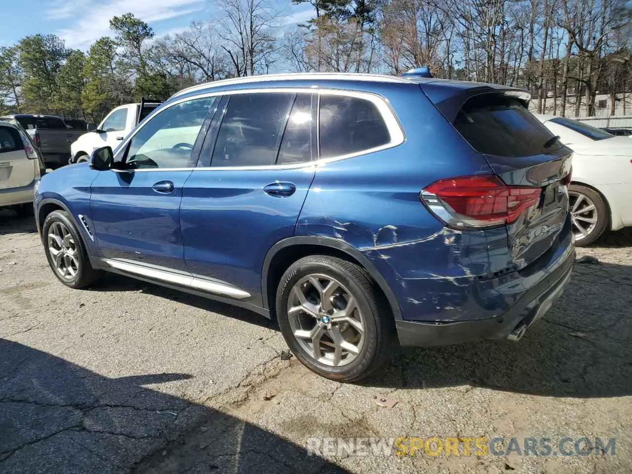 2 fotografías del automóvil dañado 5UXTY5C07L9D65002 BMW X3 2020