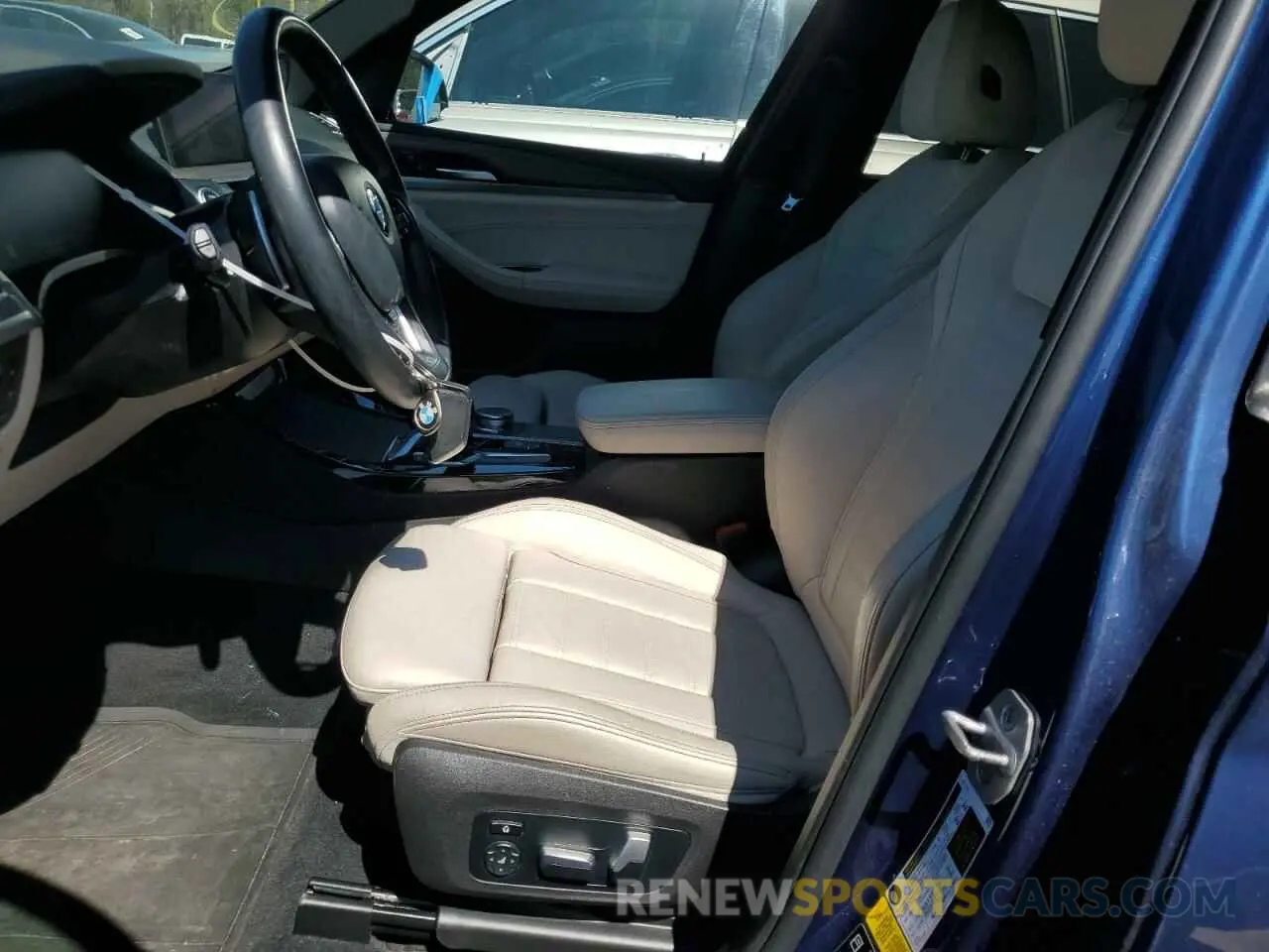 7 fotografías del automóvil dañado 5UXTY5C07L9D65002 BMW X3 2020