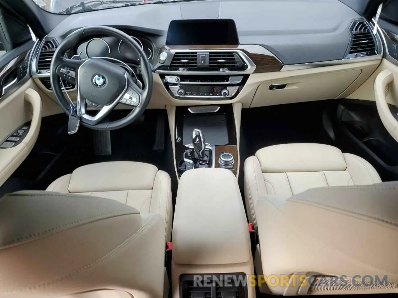 8 fotografías del automóvil dañado 5UXTY5C08L9B76696 BMW X3 2020
