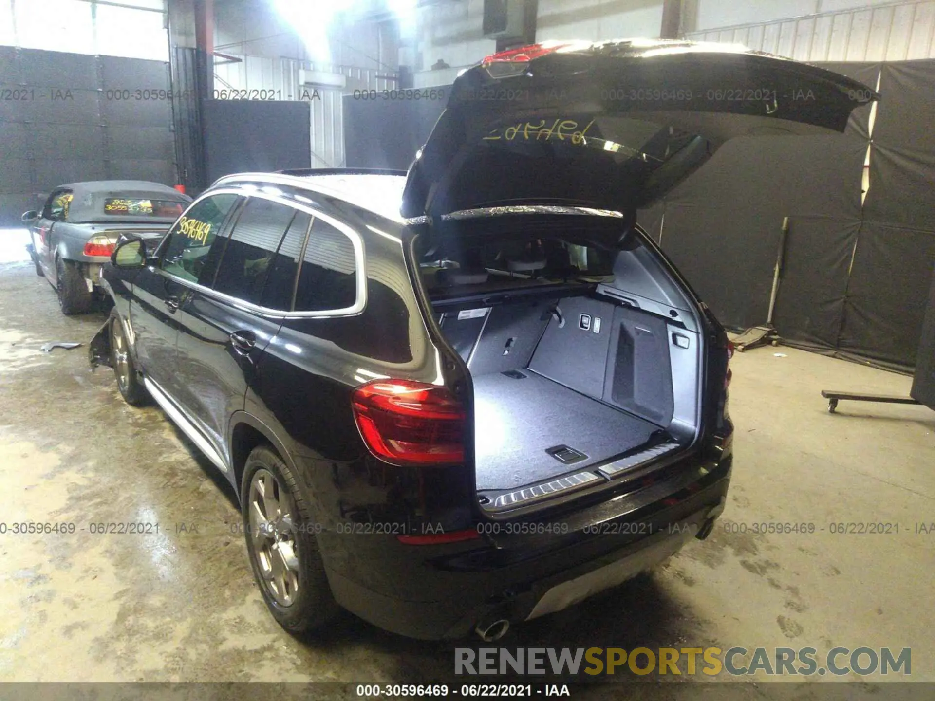 3 fotografías del automóvil dañado 5UXTY5C08L9B83860 BMW X3 2020
