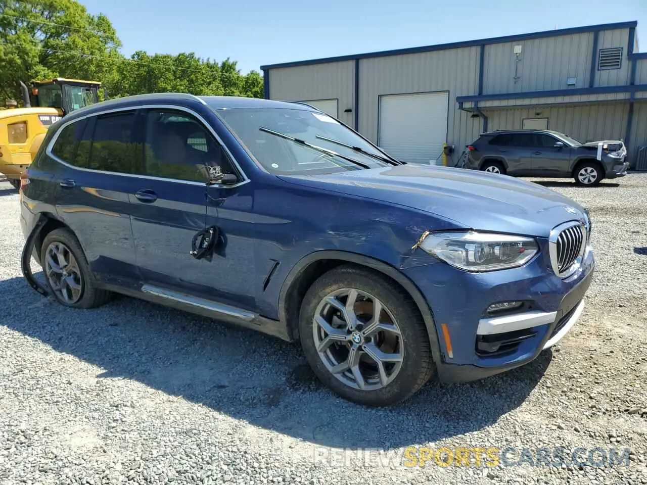 4 fotografías del automóvil dañado 5UXTY5C08L9C59092 BMW X3 2020
