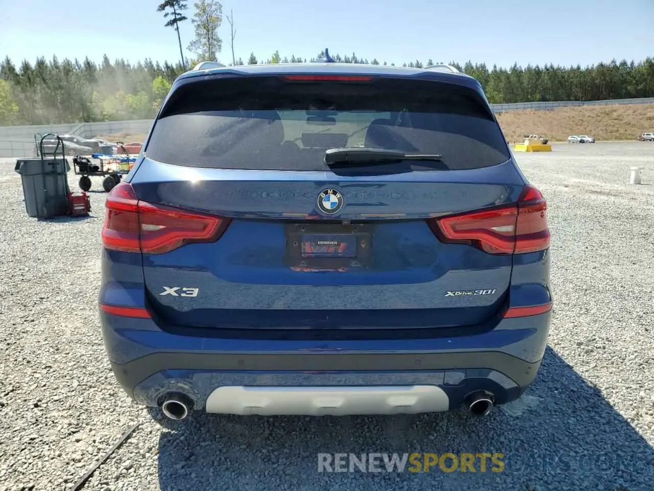 6 fotografías del automóvil dañado 5UXTY5C08L9C59092 BMW X3 2020