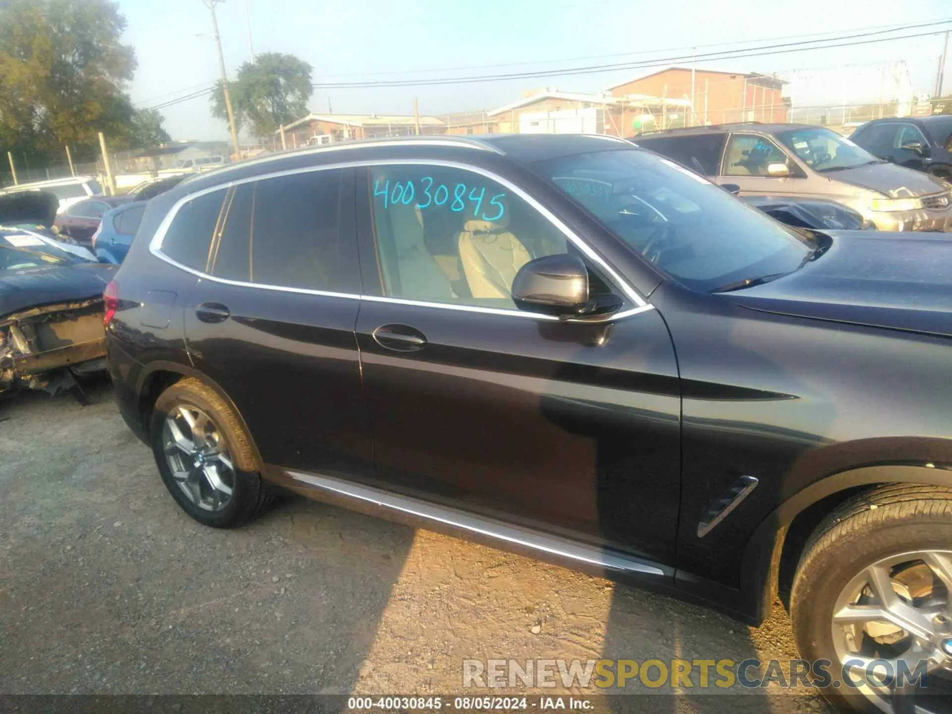 13 fotografías del automóvil dañado 5UXTY5C09L9D66653 BMW X3 2020