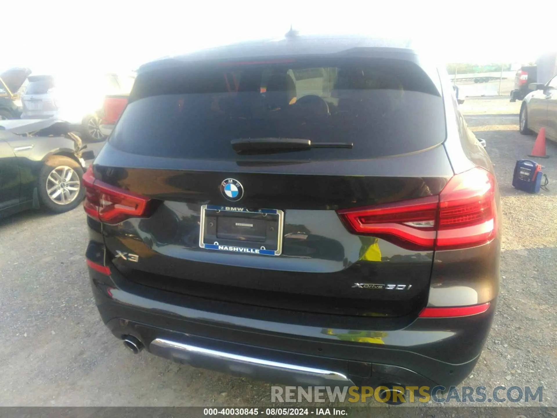 16 fotografías del automóvil dañado 5UXTY5C09L9D66653 BMW X3 2020
