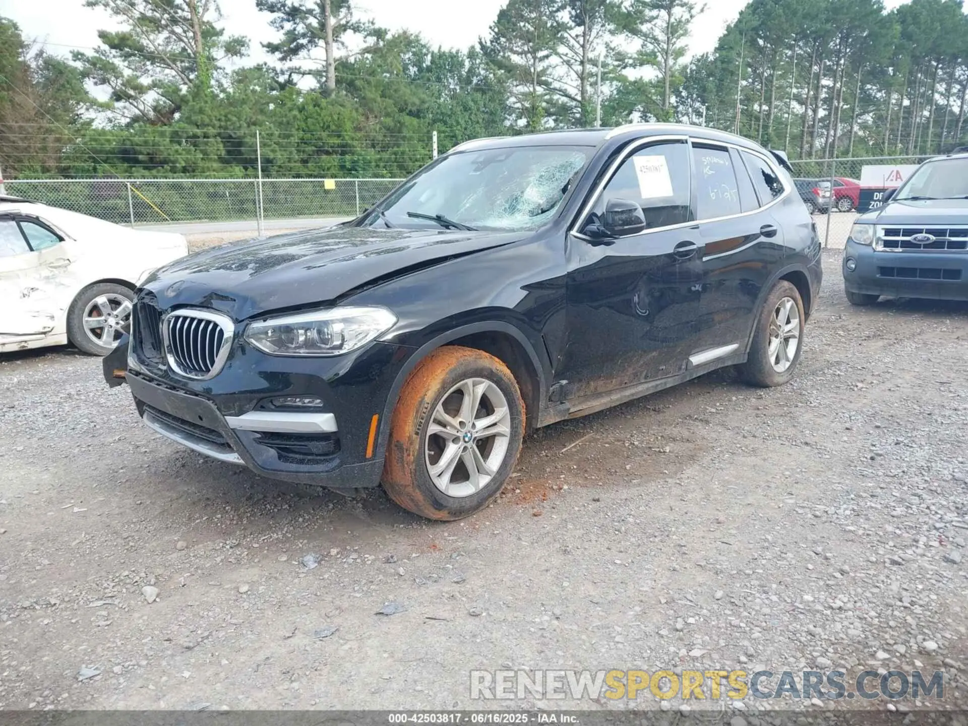 2 fotografías del automóvil dañado 5UXTY5C09LLE58039 BMW X3 2020