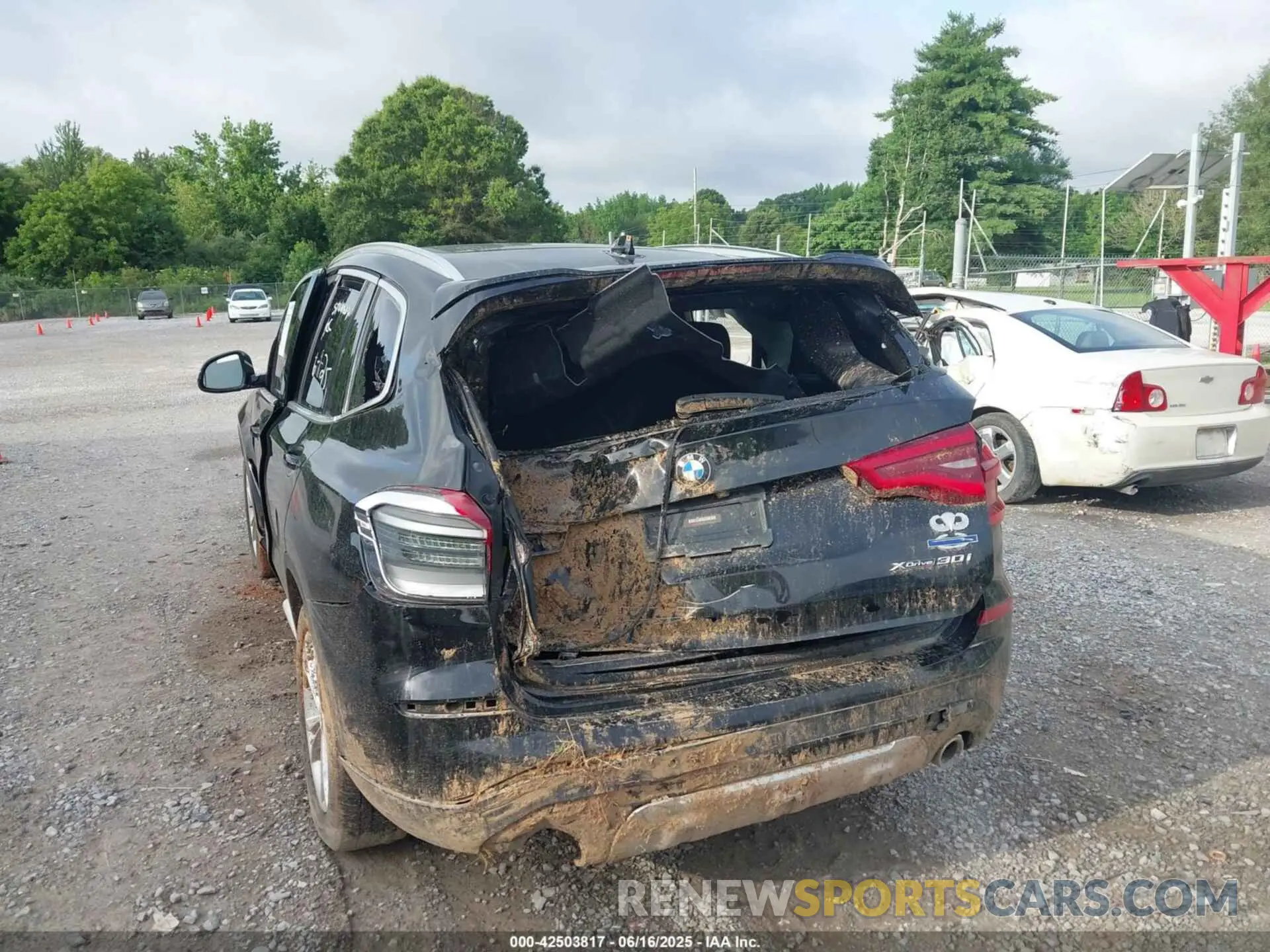 6 fotografías del automóvil dañado 5UXTY5C09LLE58039 BMW X3 2020