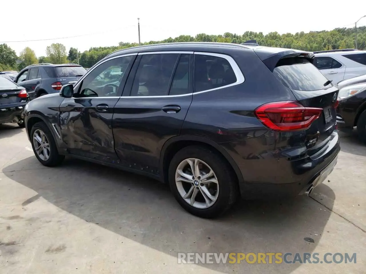 2 fotografías del automóvil dañado 5UXTY5C0XL9B39052 BMW X3 2020