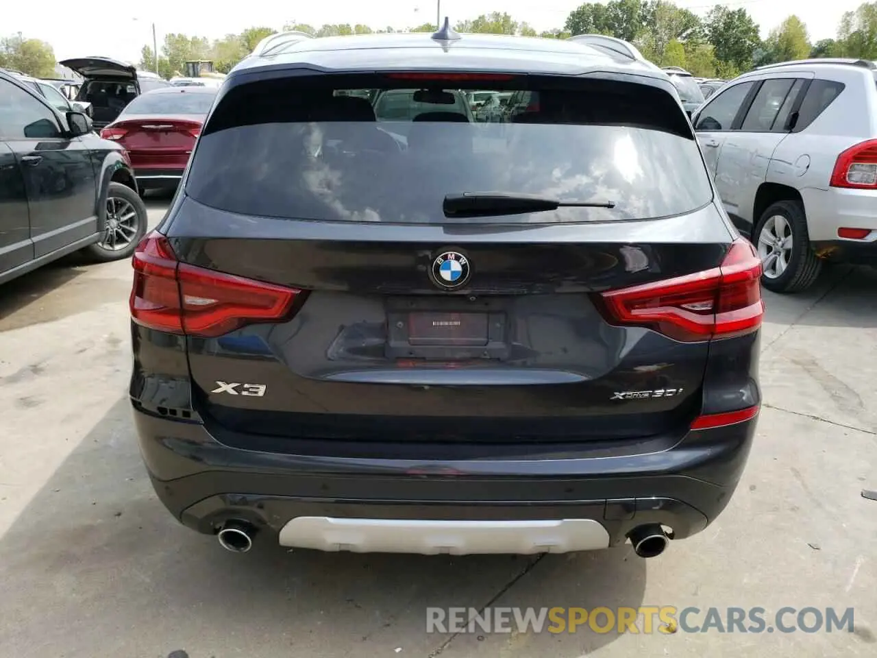 6 fotografías del automóvil dañado 5UXTY5C0XL9B39052 BMW X3 2020