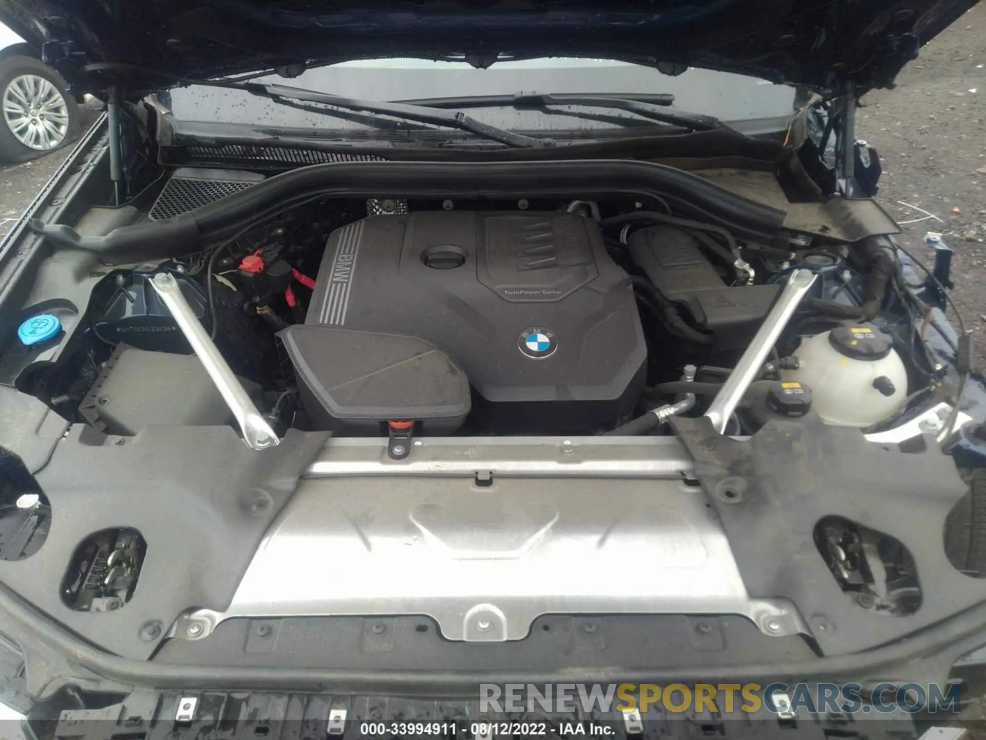 10 fotografías del automóvil dañado 5UXTY5C0XL9C54069 BMW X3 2020