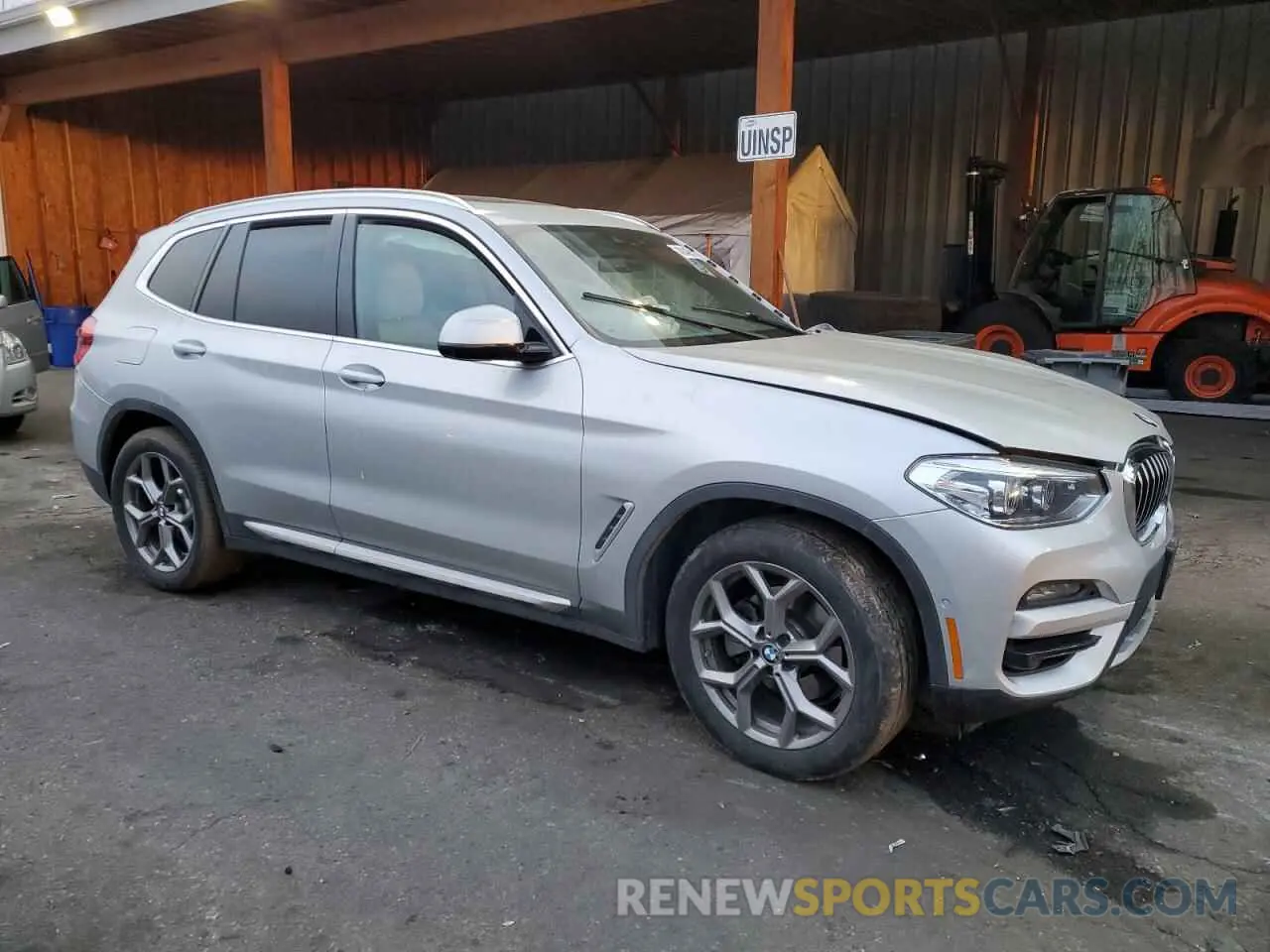 4 fotografías del automóvil dañado 5UXTY5C0XL9C73799 BMW X3 2020