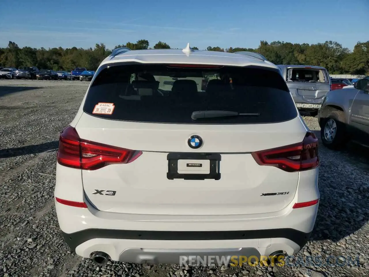 6 fotografías del automóvil dañado 5UXTY5C0XL9D44516 BMW X3 2020