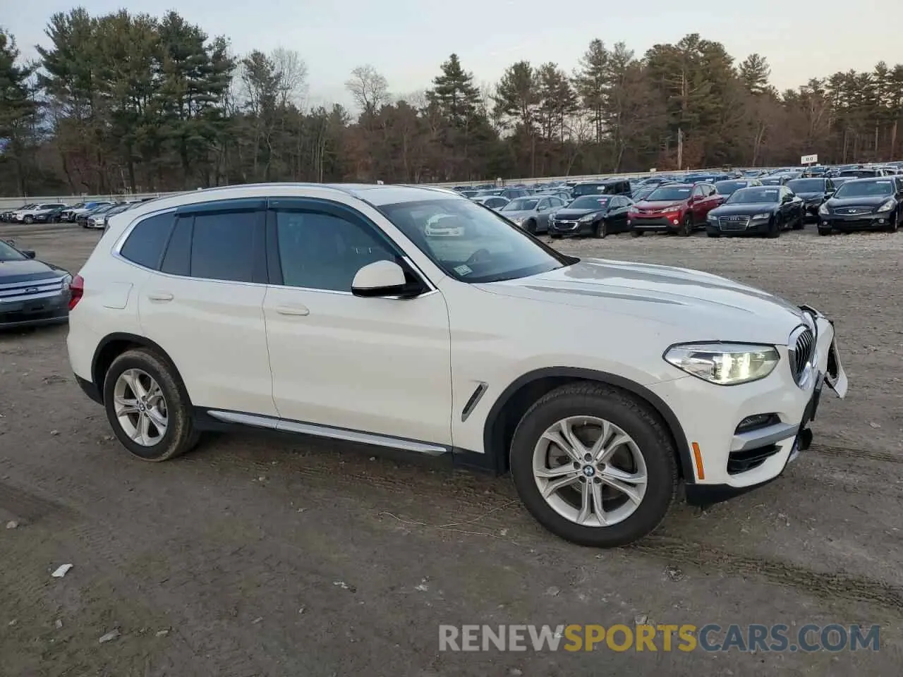 4 fotografías del automóvil dañado 5UXTY5C0XLLT32074 BMW X3 2020