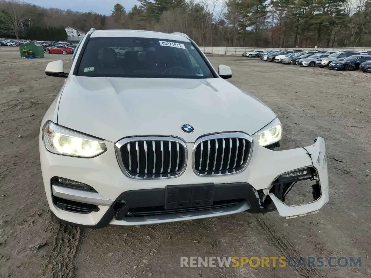 5 fotografías del automóvil dañado 5UXTY5C0XLLT32074 BMW X3 2020