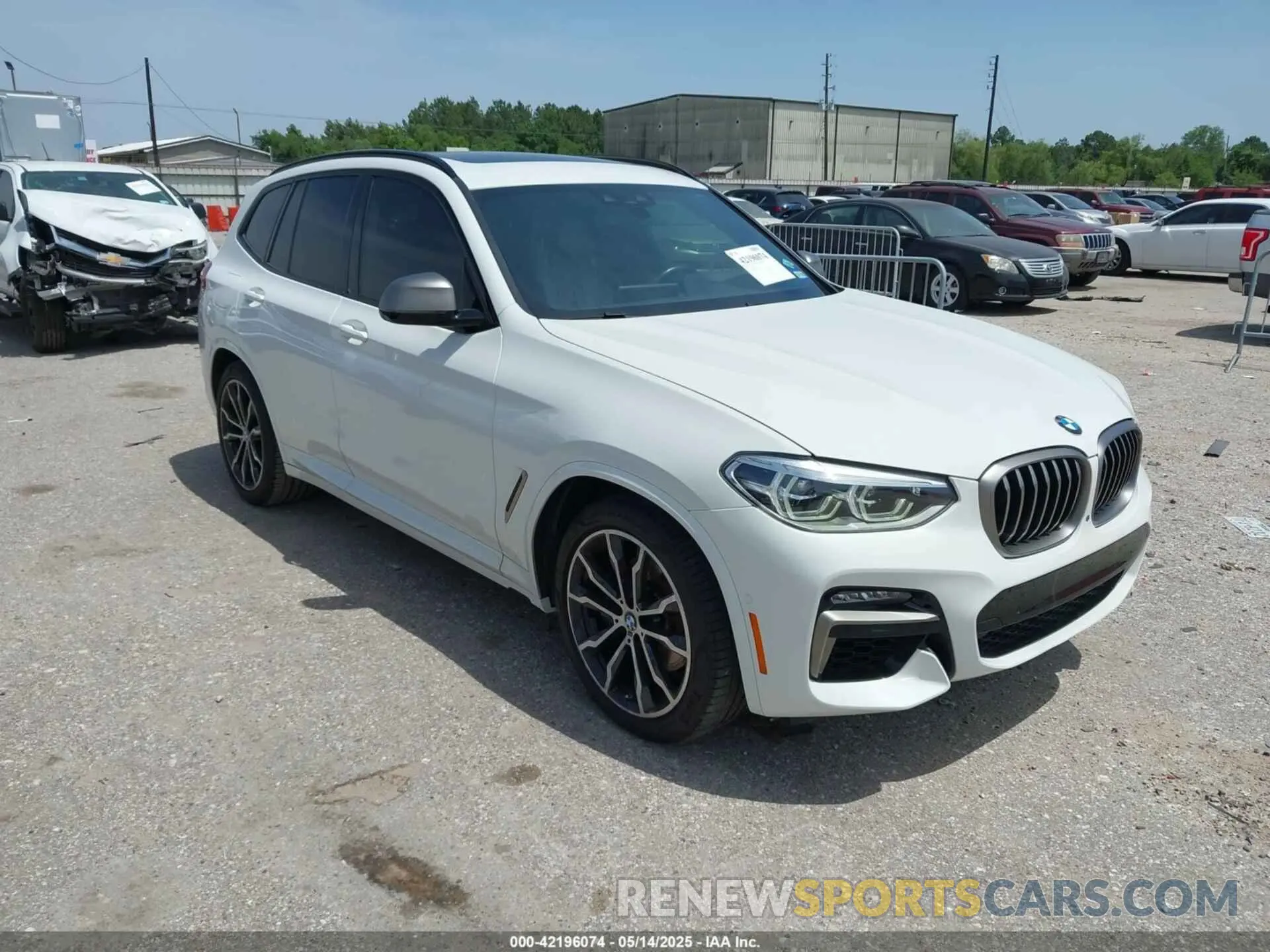 1 fotografías del automóvil dañado 5UXTY9C00L9B03829 BMW X3 2020