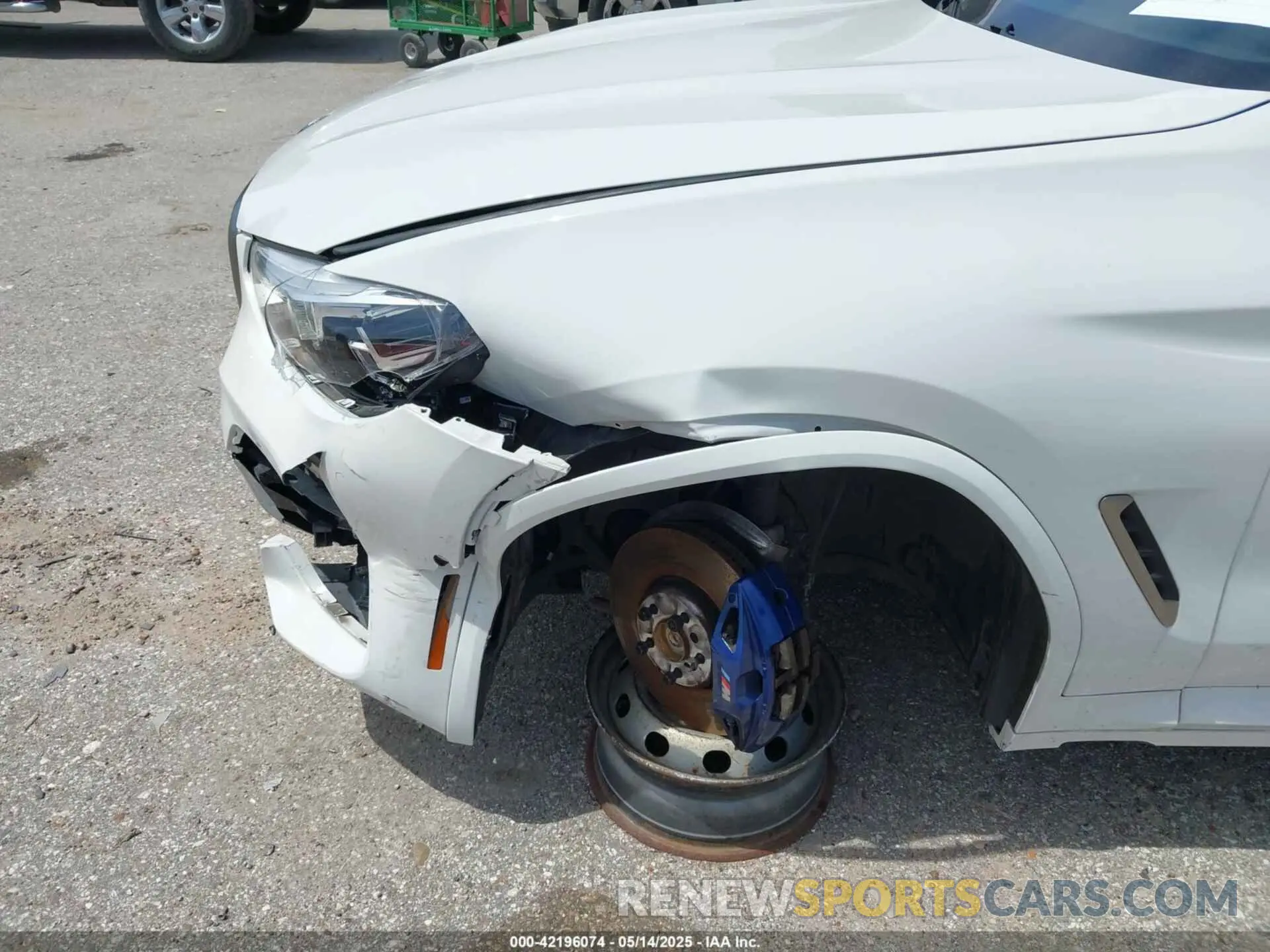 6 fotografías del automóvil dañado 5UXTY9C00L9B03829 BMW X3 2020