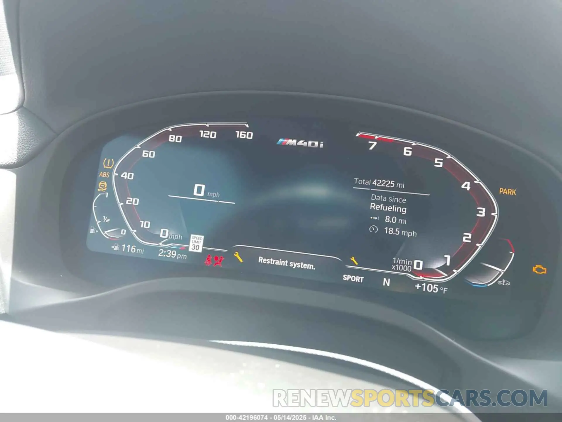 7 fotografías del automóvil dañado 5UXTY9C00L9B03829 BMW X3 2020