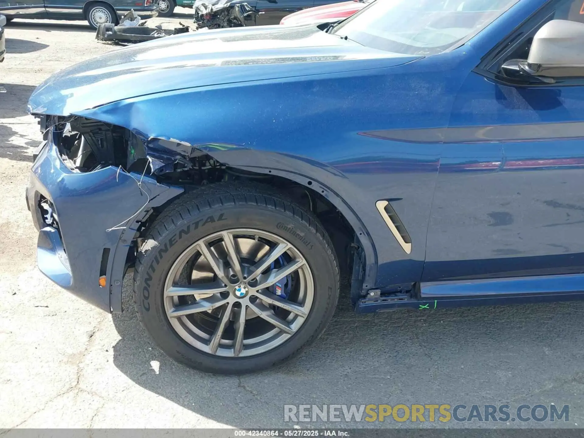 17 fotografías del automóvil dañado 5UXTY9C00L9B77025 BMW X3 2020