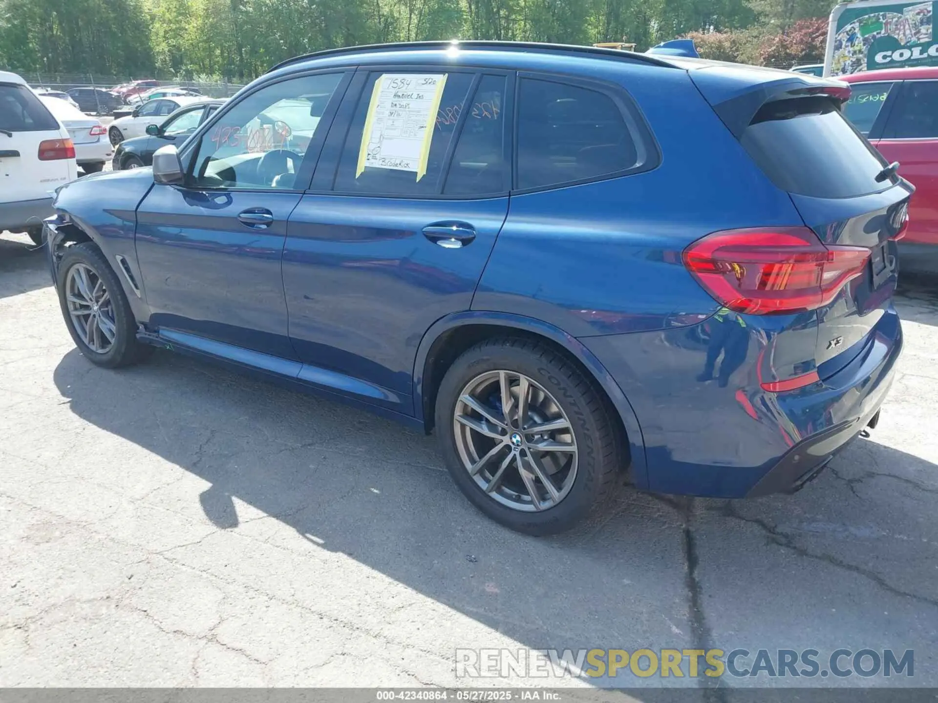 3 fotografías del automóvil dañado 5UXTY9C00L9B77025 BMW X3 2020