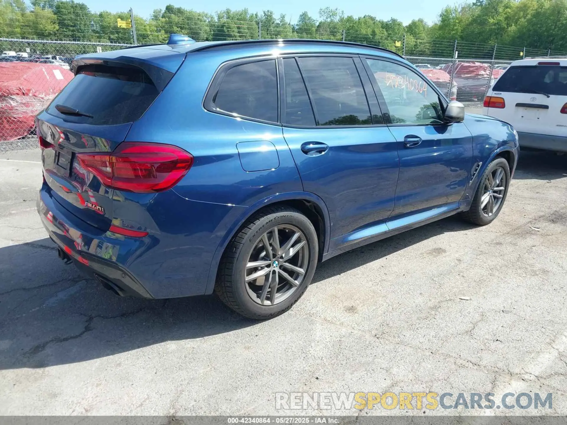 4 fotografías del automóvil dañado 5UXTY9C00L9B77025 BMW X3 2020