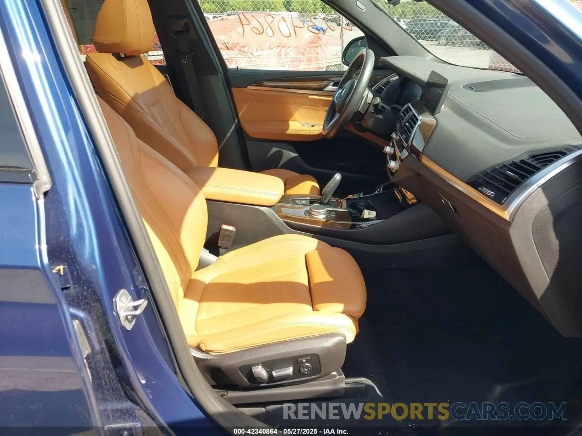 5 fotografías del automóvil dañado 5UXTY9C00L9B77025 BMW X3 2020