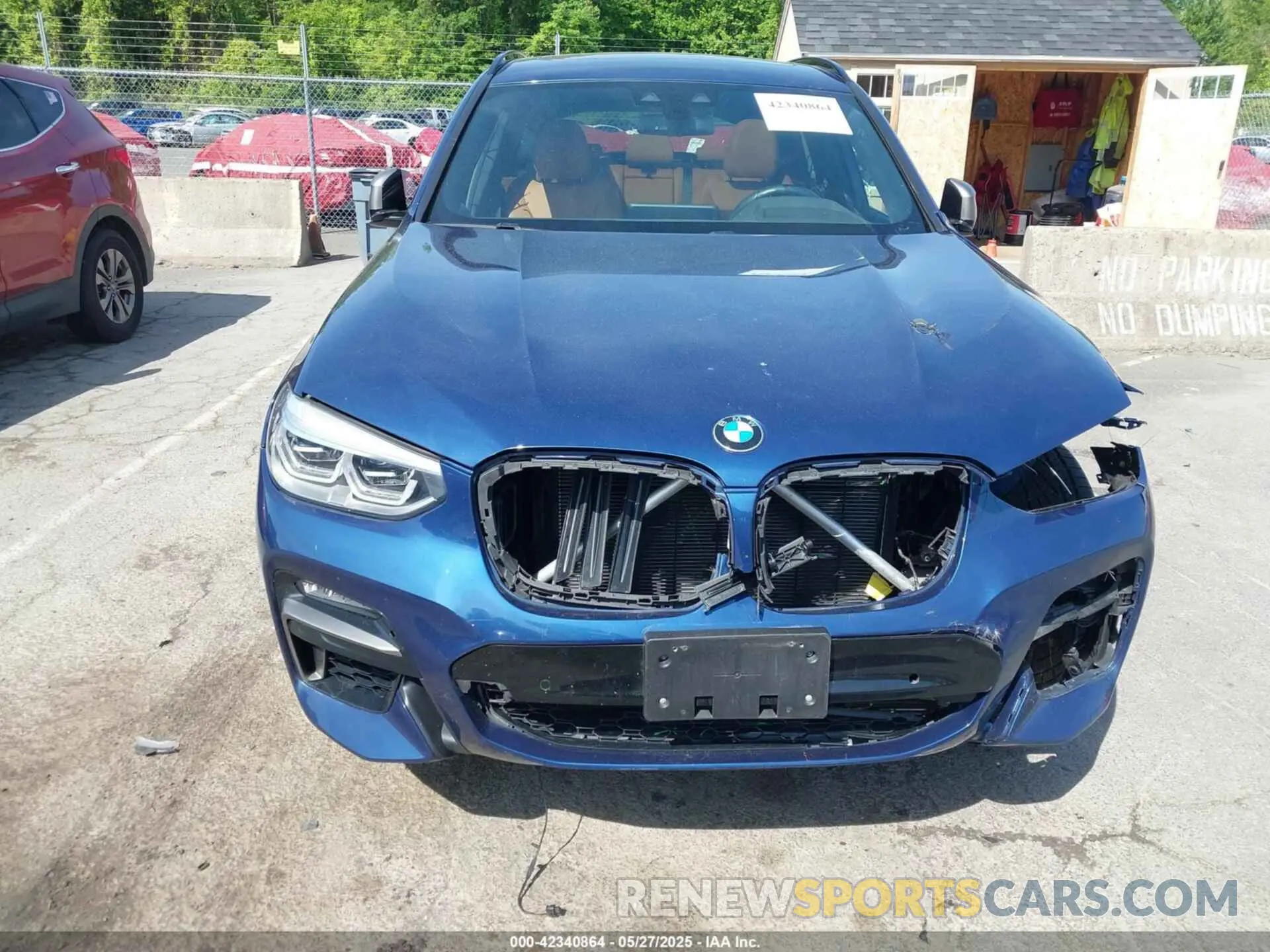 6 fotografías del automóvil dañado 5UXTY9C00L9B77025 BMW X3 2020