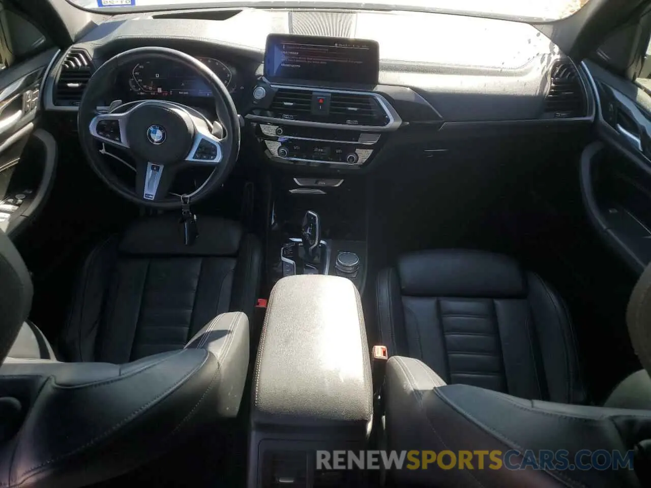8 fotografías del automóvil dañado 5UXTY9C02L9B17635 BMW X3 2020